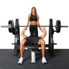 Fitness First Bench Press with Olympic Weight Plate Storage