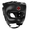 FTF (FEAR THE FIGHTER) Traditional Face Saver Headgear / Black