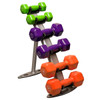Body Solid Vinyl Dumbbells Rack
