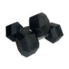 Fitness First Rubber Hex Dumbbell Sets