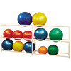 Fitness Ball Rack - Three Level Double