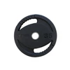 TKO Olympic Rubber Dual Grip Plate 2.5-45 lbs