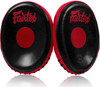 Fairtex FMV15 Cuved Muay Thai Boxing Focus Punch Mitts (Pair) Black/Red