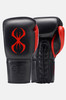 Sting Evolution Lace Up Boxing Gloves - Black/Red