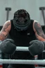 Sting Viper X Gel Full Face Head Guard - Black/Grey