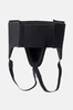 Sting Pro Leather Abdominal Guard - Black/Grey
