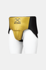 Sting Pro Leather Abdominal Guard - Black/Gold