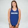 Nike Women's Boxing Dri-FIT Cotton Tank - Royal Blue
