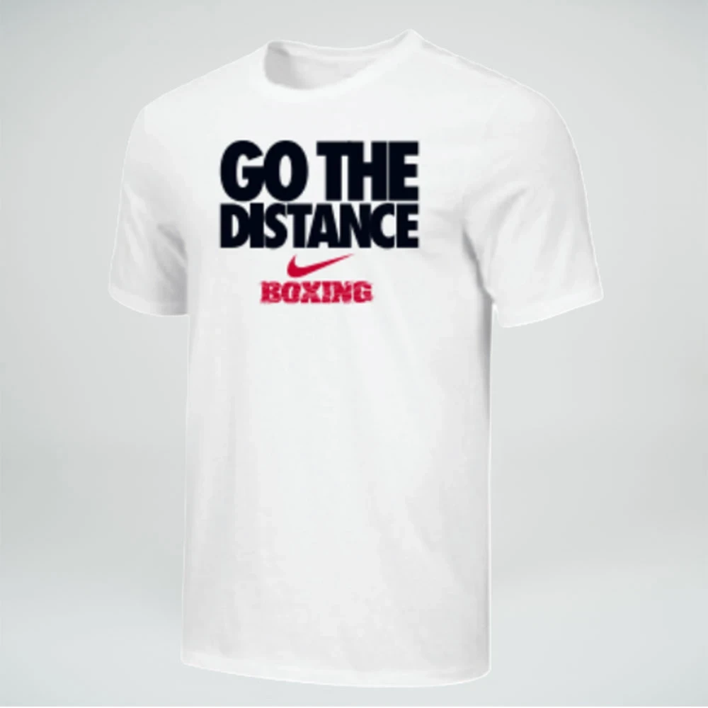 Nike Women's Boxing Go The Distance Tee - White