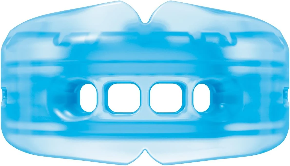 Shock Doctor Double Braces Mouthguard - Blue Strapless