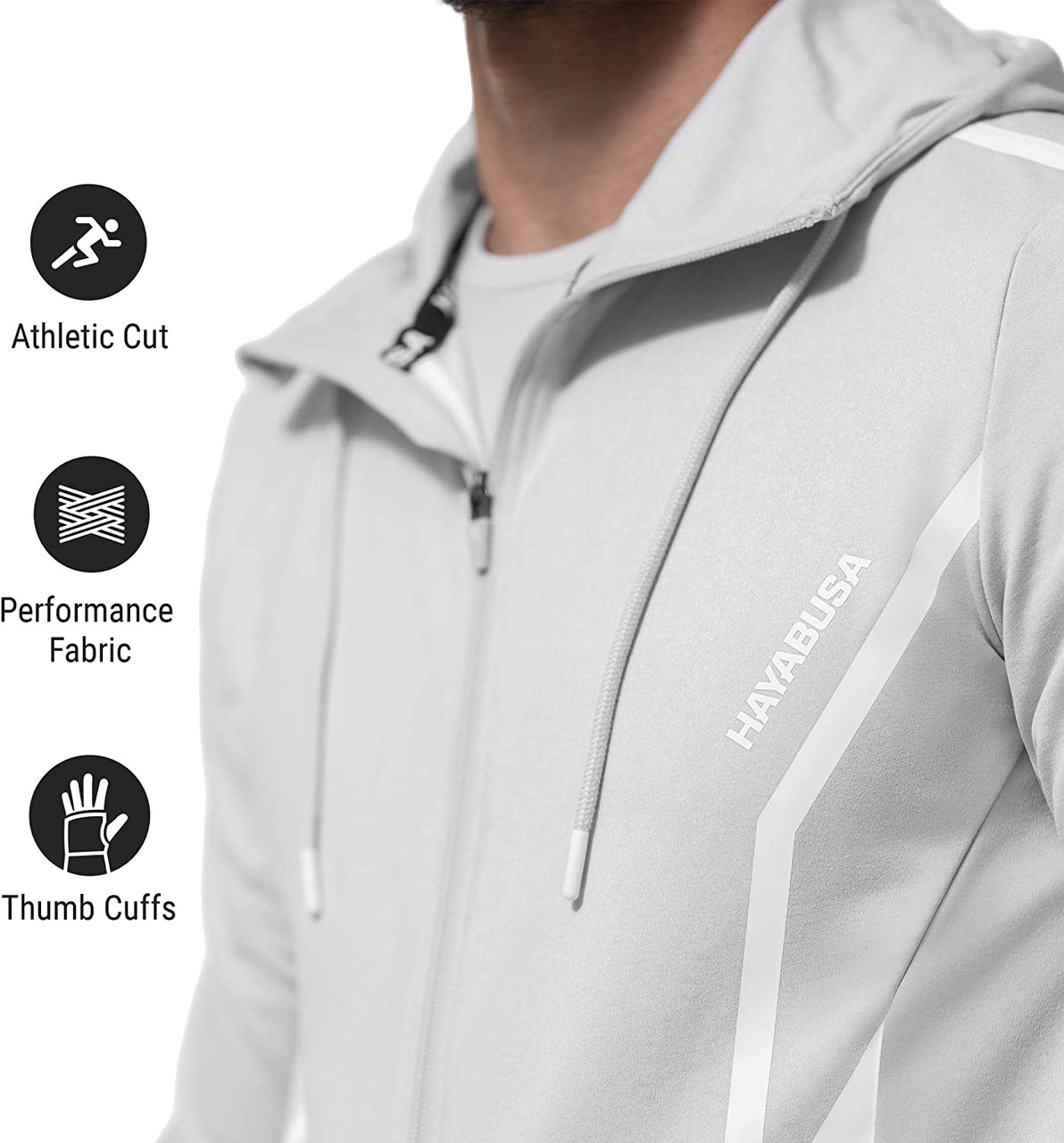 Hayabusa Men’s Zip-Up Performance Hoodie