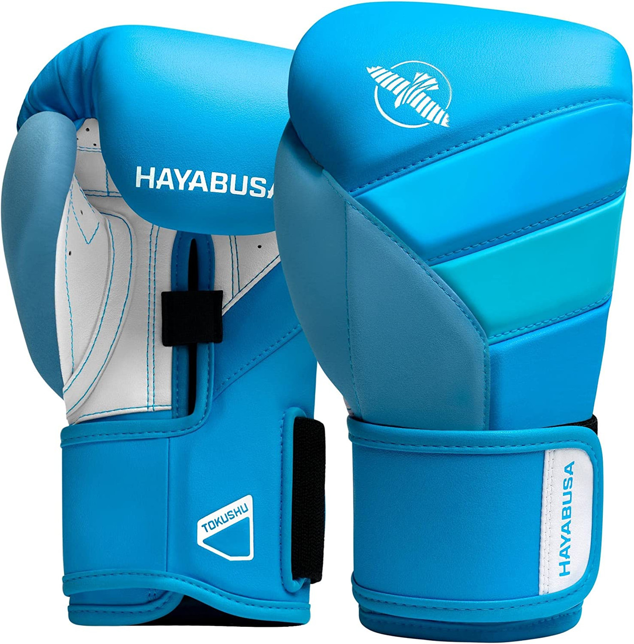 Hayabusa T3 Neon Blue Boxing Gloves | Pro Fight Shop