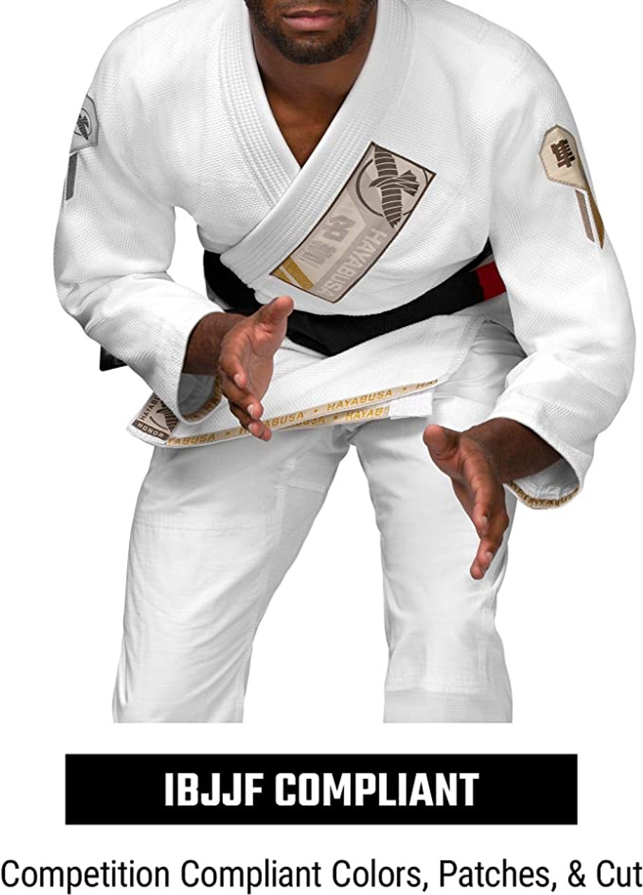 Hayabusa Ascend Lightweight Jiu Jitsu Gi White
