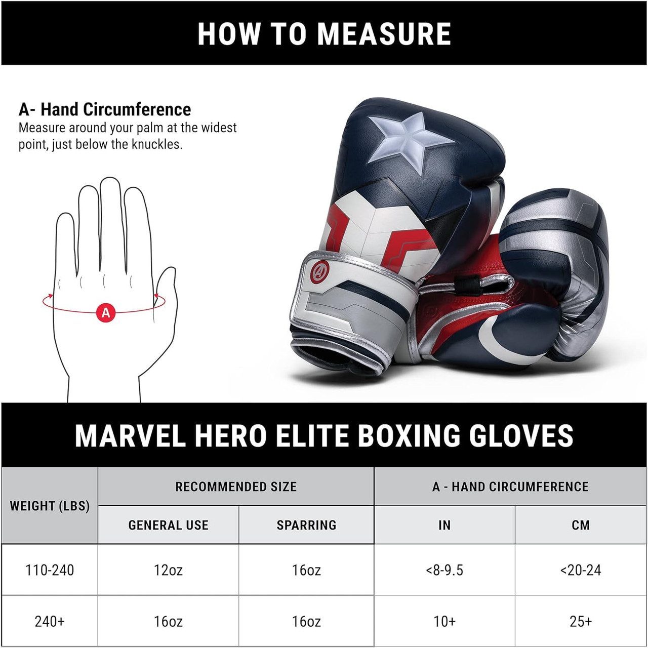 Marvel's Captain America Boxing Gloves