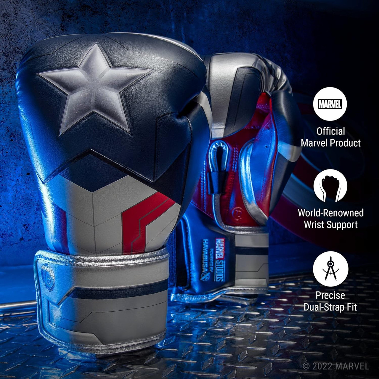 Hayabusa Marvel Hero Elite "SAM WILSON" Boxing Gloves