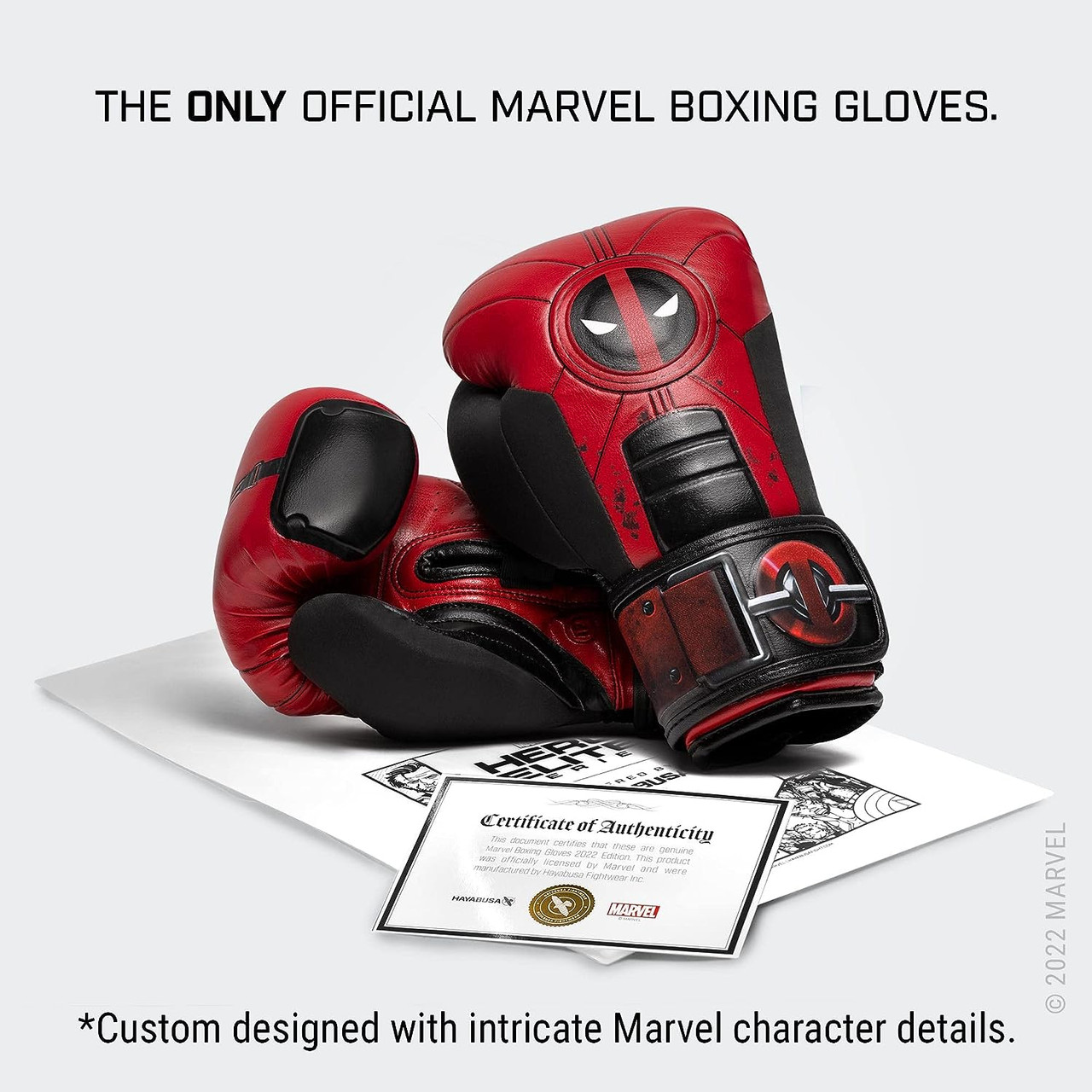 Hayabusa Marvel Hero Elite "DEADPOOL" Boxing Gloves
