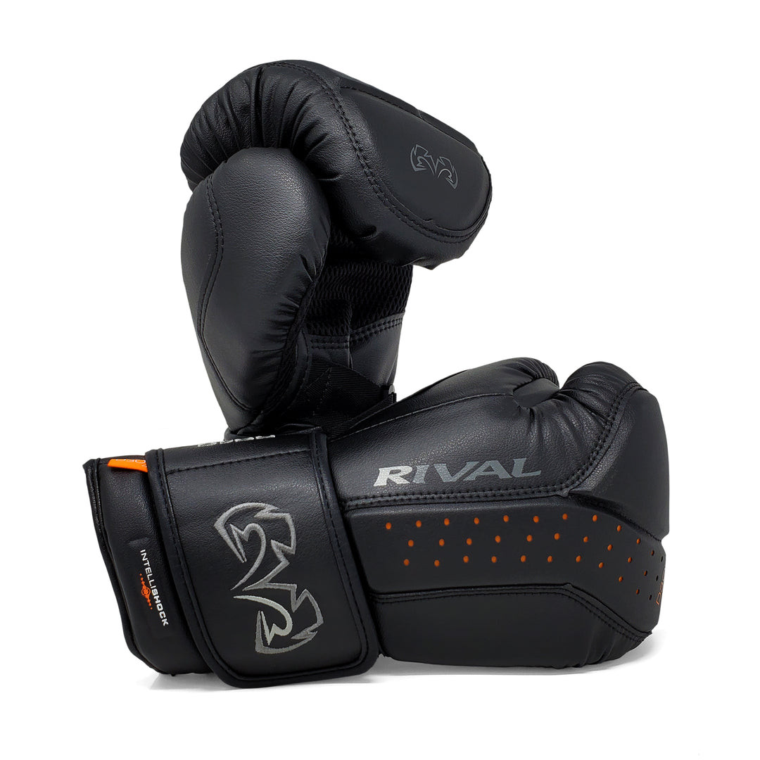 RIVAL RB10-INTELLI-SHOCK Bag Gloves Black | Pro Fight Shop