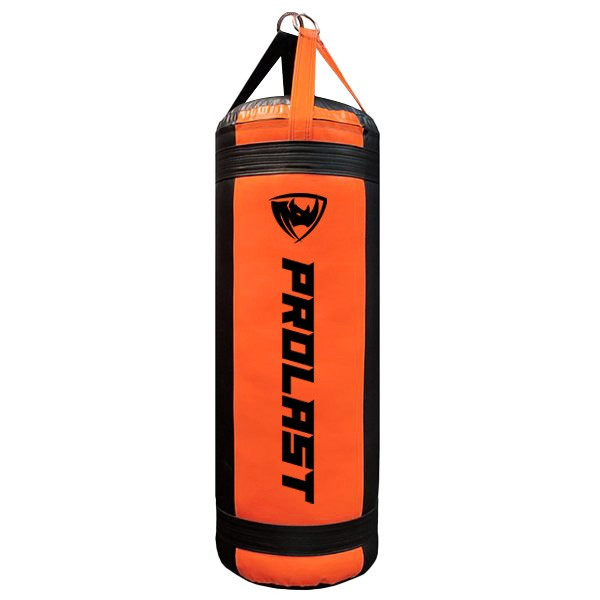 Prolast 4FT XL 150LB Mayweather Style Punching Bag Black/Orange Made in USA