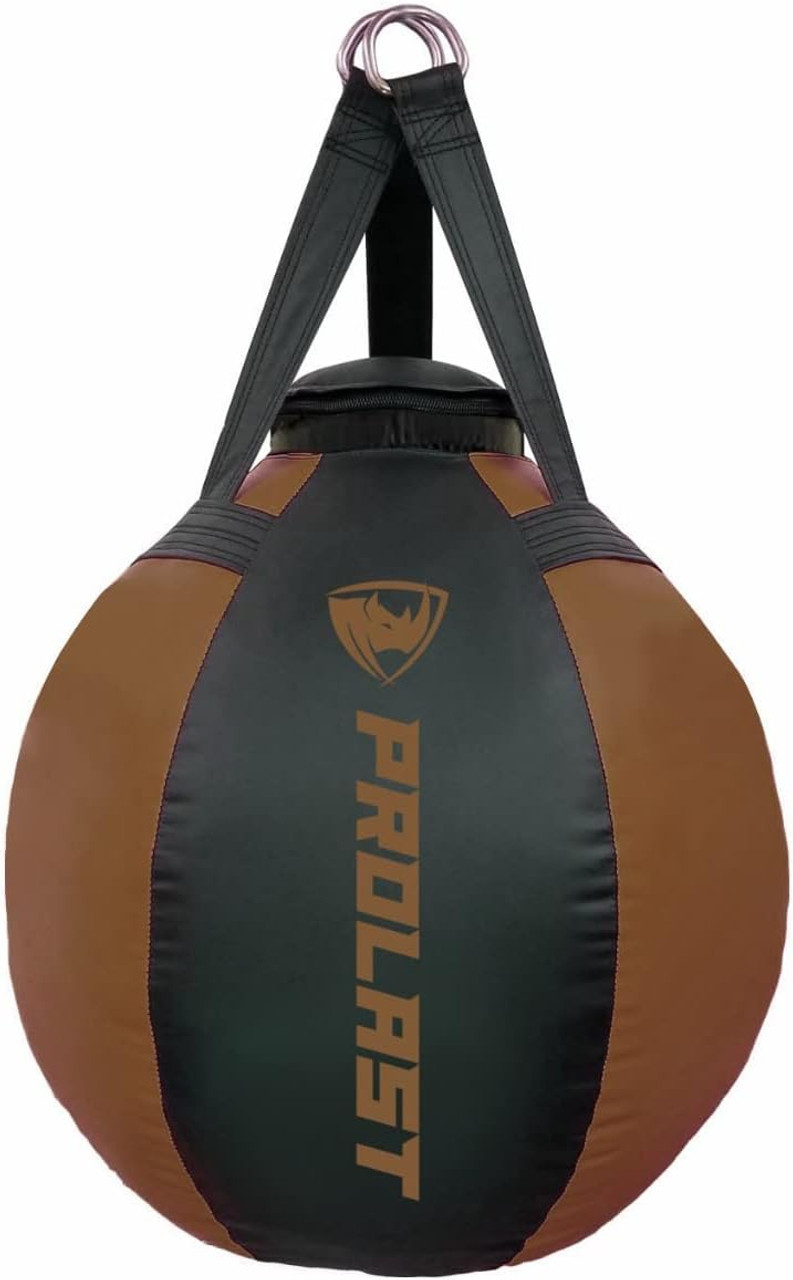 70lb Wrecking Ball Round Heavy Bag Black // Brown Made in USA