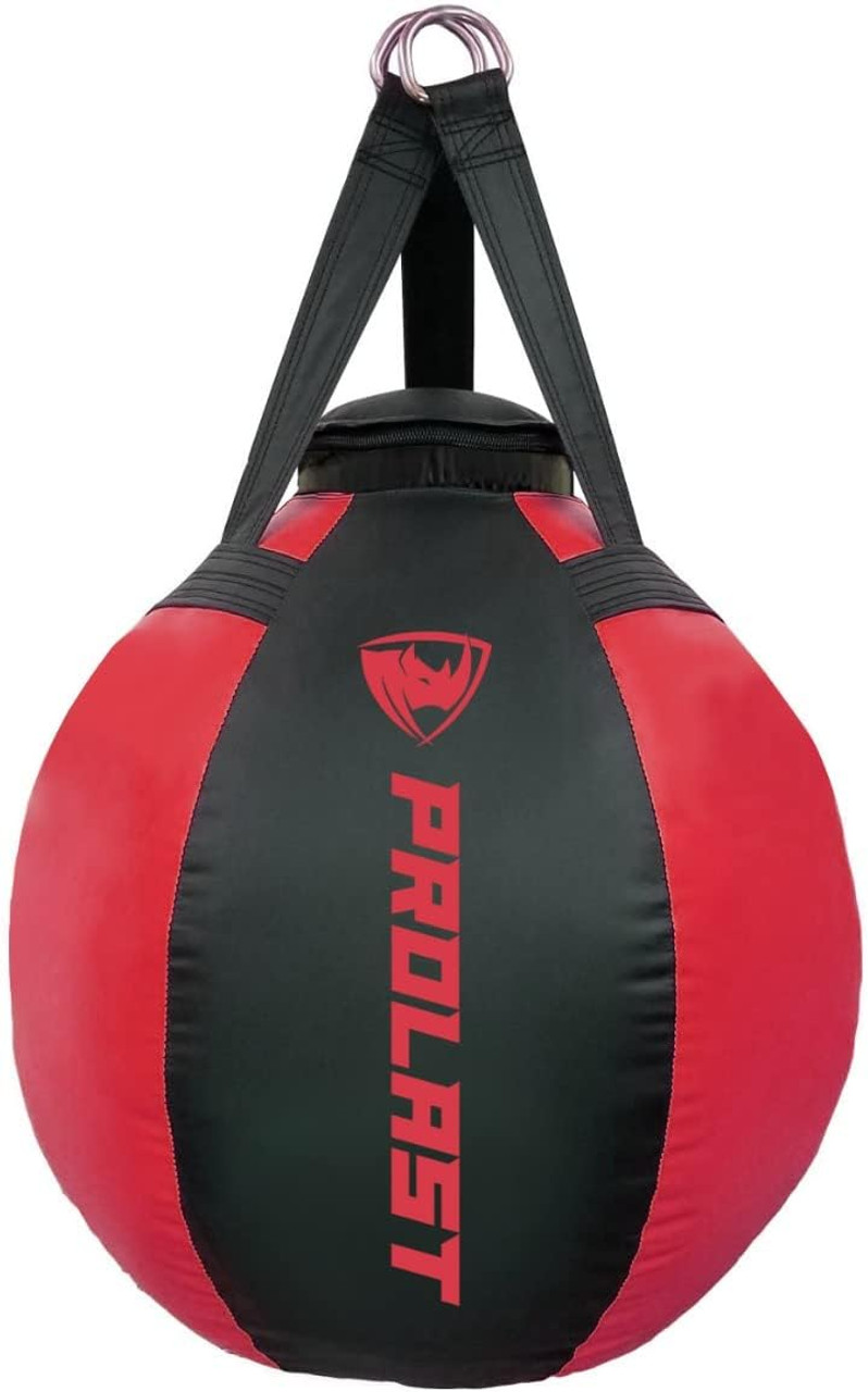 70lb Wrecking Ball Round Heavy Bag Red // Black Made in USA