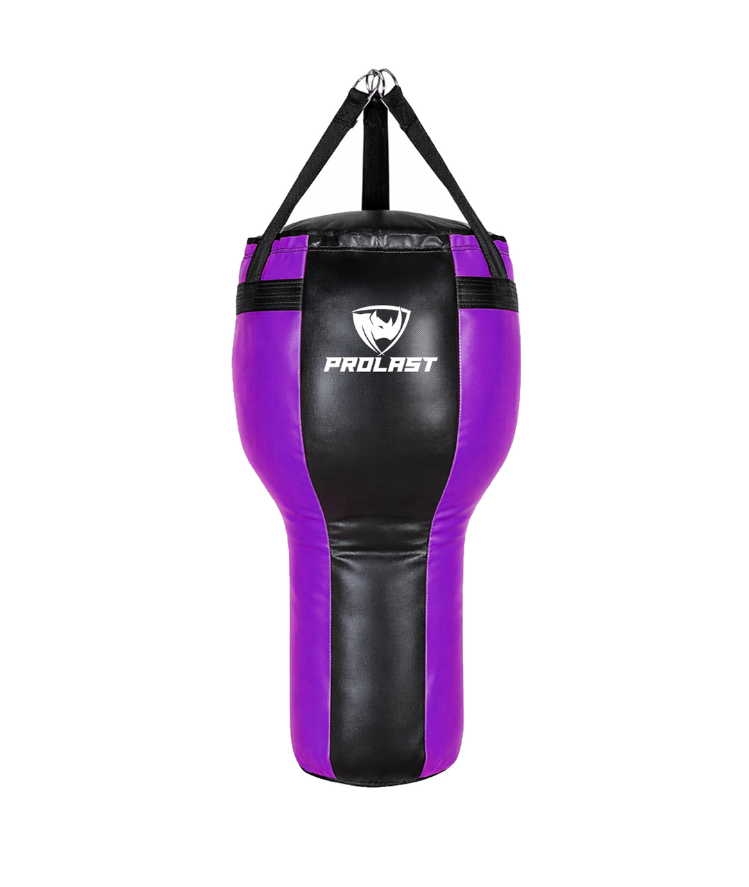 Angle Uppercut Heavy Bag Black // Purple Made in USA