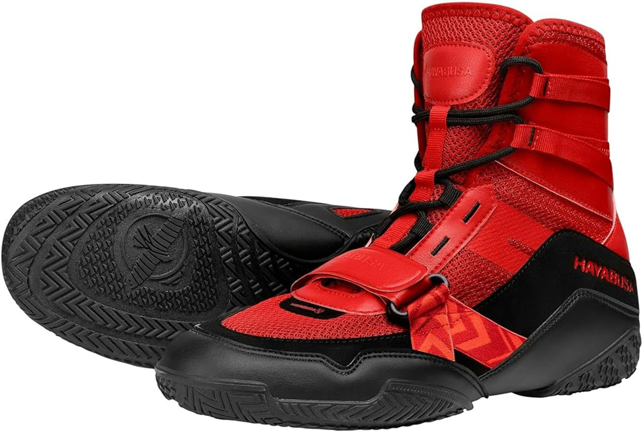 Hayabusa Strike Red Boxing Shoes for Men and Women