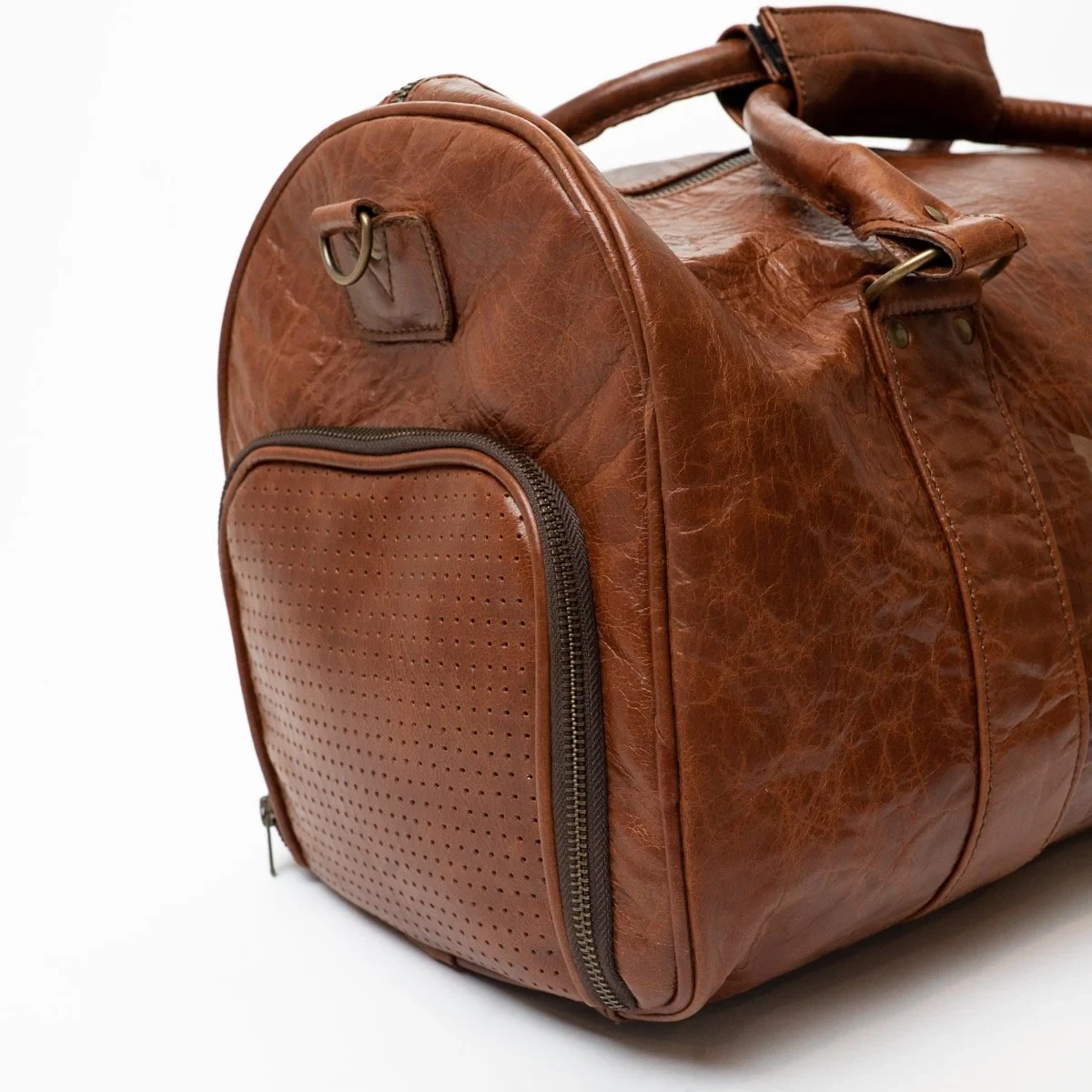 Everlast 1910 Leather Gym Bag Brown - Pro Fight Shop