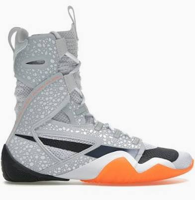 Nike Hyper KO 2 SE Boxing Shoe - Grey/Orange (Special Edition)