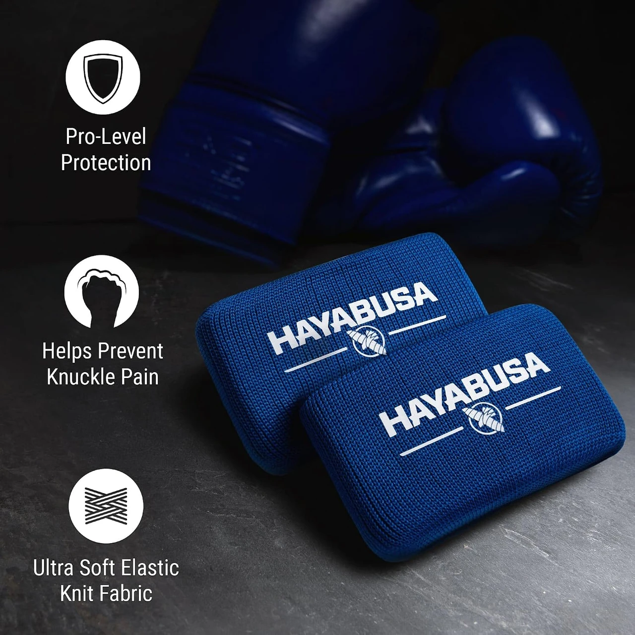 Hayabusa Boxing Knuckle Guards – Blue