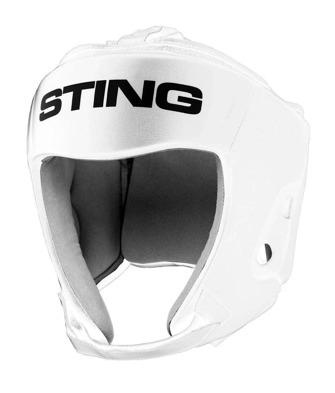 Sting USA Boxing Approved Open Face Head Guard - White