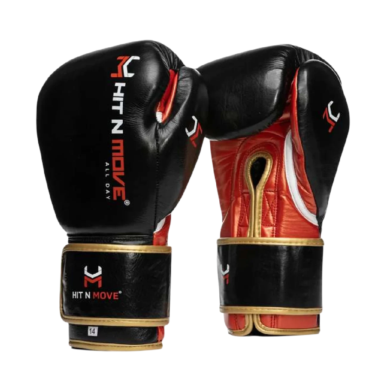 Hit N' Move Pro Agility Hook-and-Loop Boxing Gloves