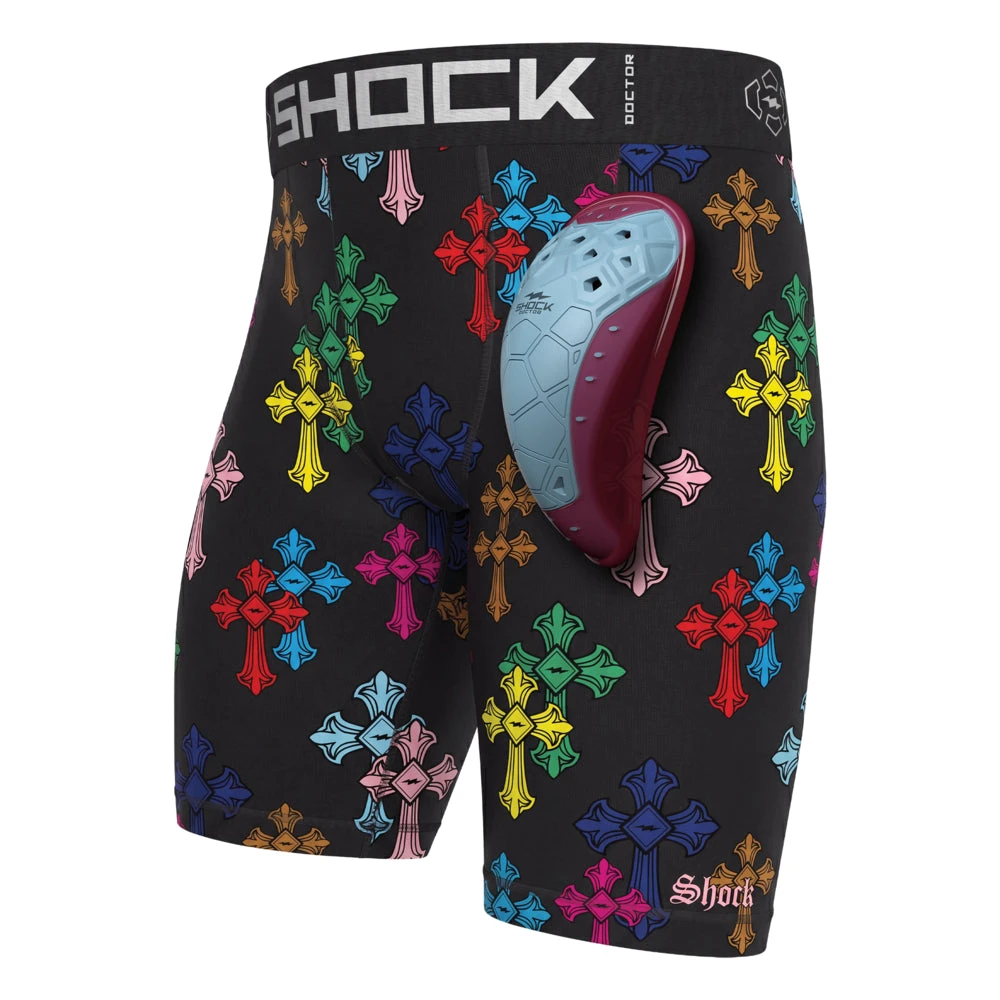 Shock Doctor Divine Drip Core Compression Short with Bio-Flex 2.0 Cup