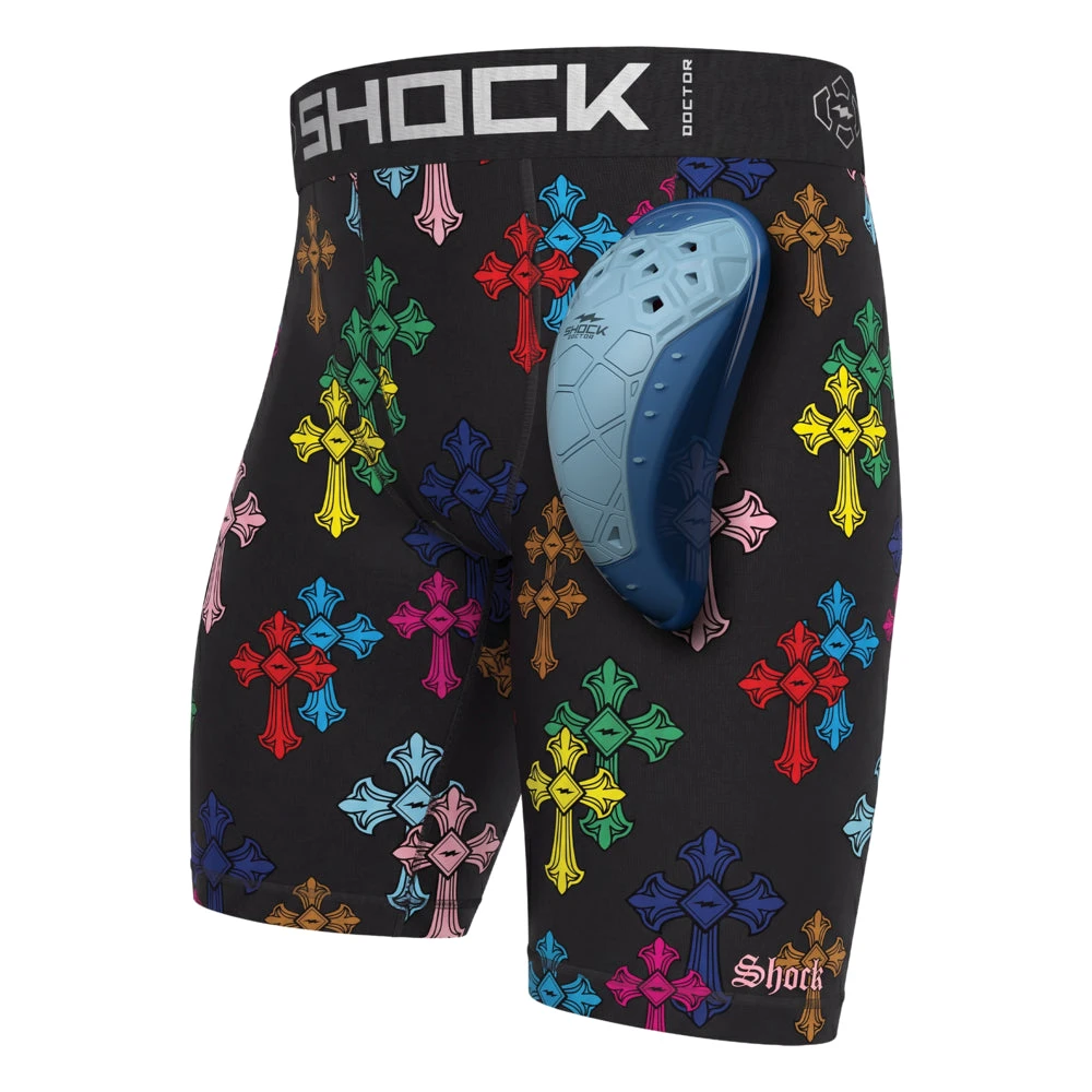 Shock Doctor Divine Drip Core Compression Short with Bio-Flex 2.0 Cup