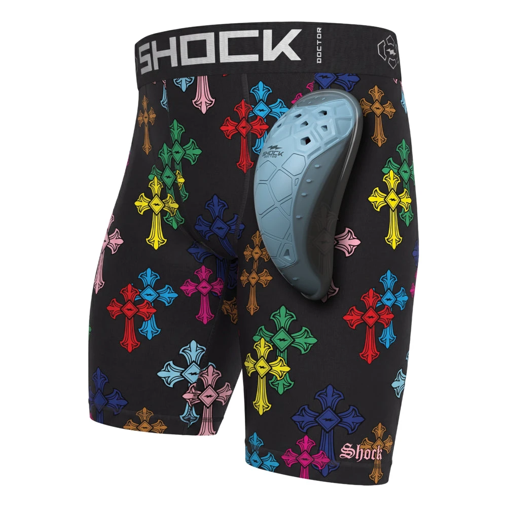 Shock Doctor Divine Drip Core Compression Short with Bio-Flex 2.0 Cup