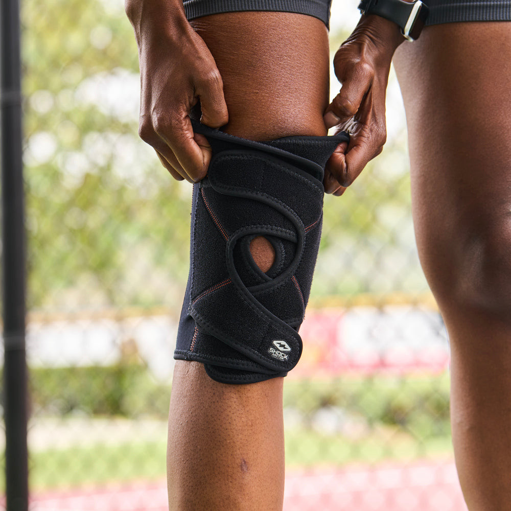 Shock Doctor Quick-On™ Knee Support with Versatile Over Wrap System™