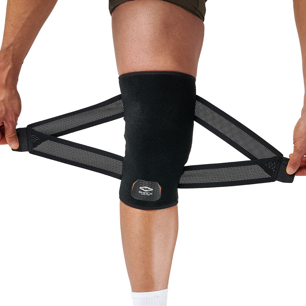 Shock Doctor Cross Compression Knee Sleeve with Adjustable Compression Straps