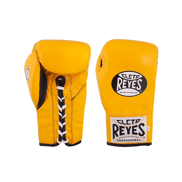 Cleto Reyes Official Safetec Gloves - Brillant Yellow