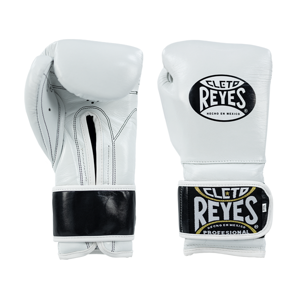 Cleto Reyes Training Gloves with Hook and Loop Closure - White