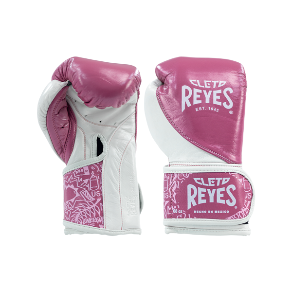 Cleto Reyes High Precision Boxing Gloves - Pink-White