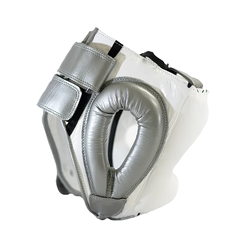 Silver Storm Traditional Headgear E388BL - side view 2 | Cleto Reyes USA Boxing