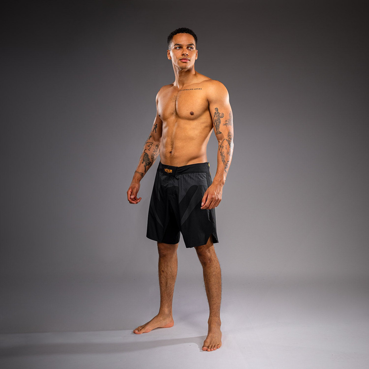 Venum Attack Fightshorts - Black/Gold