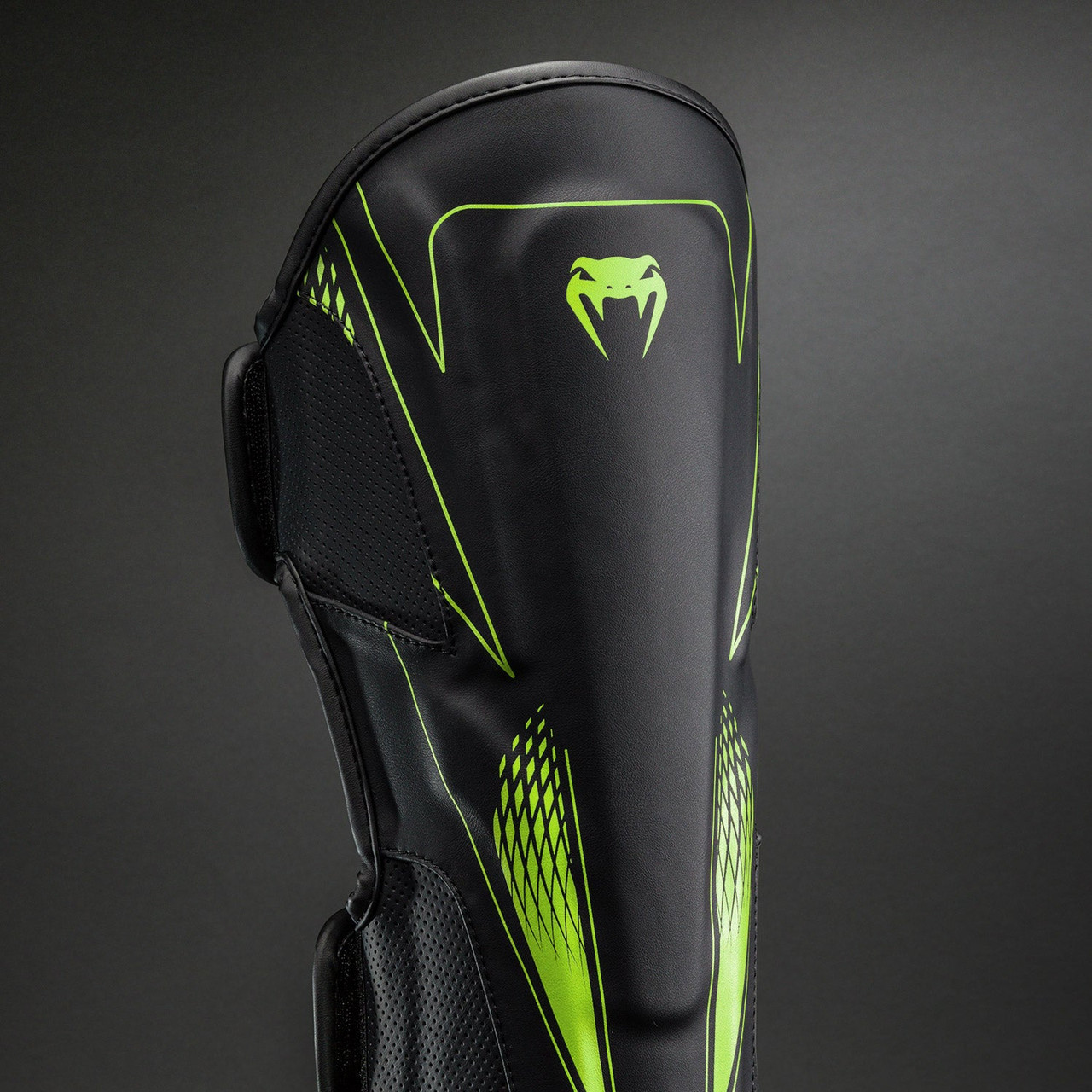 Venum Amazonia Reborn Shin Guards - Black/Green