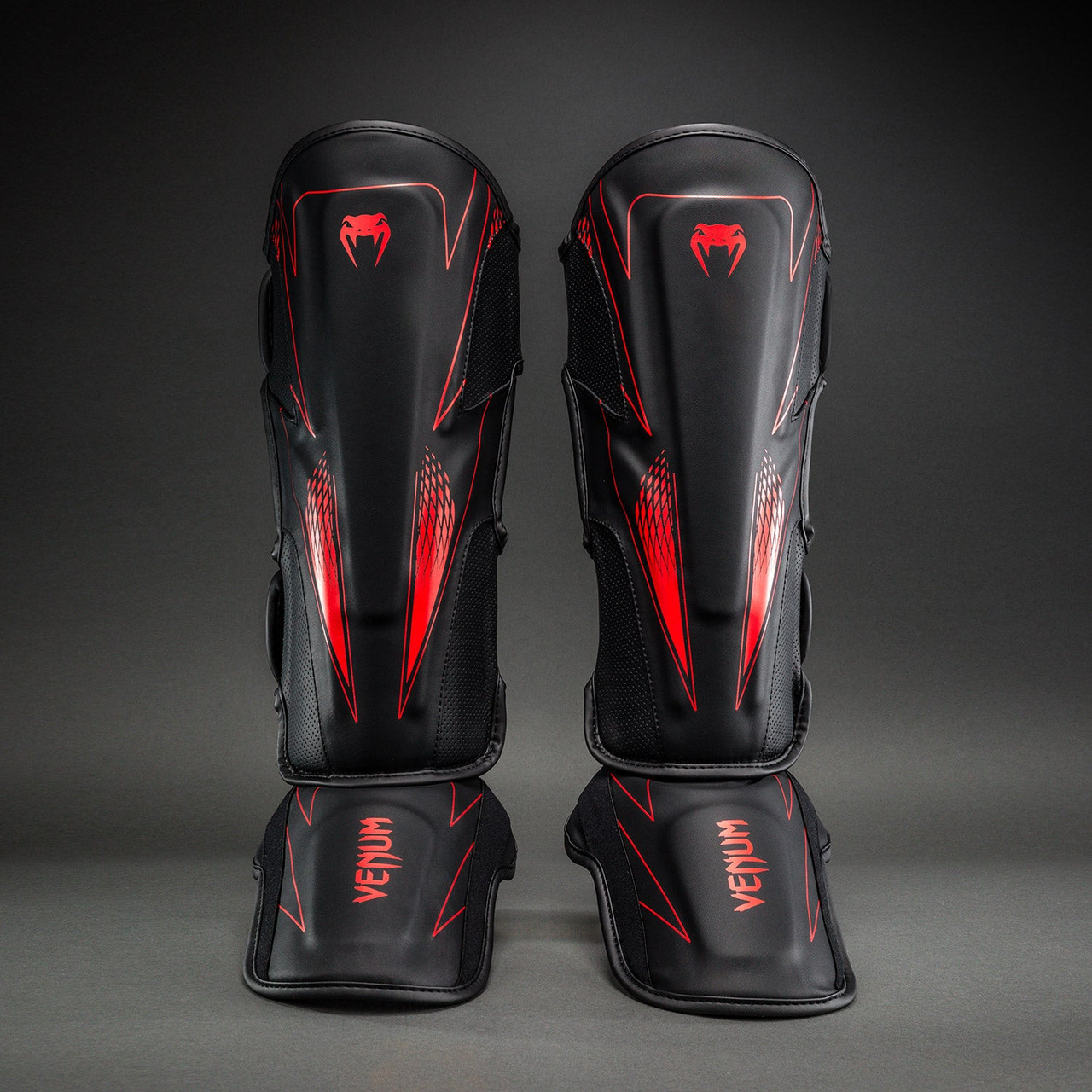 Venum Amazonia Reborn Shin Guards - Black/Red
