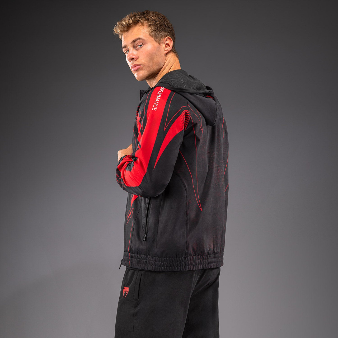 Venum Amazonia Reborn Track Jacket - Black/Red