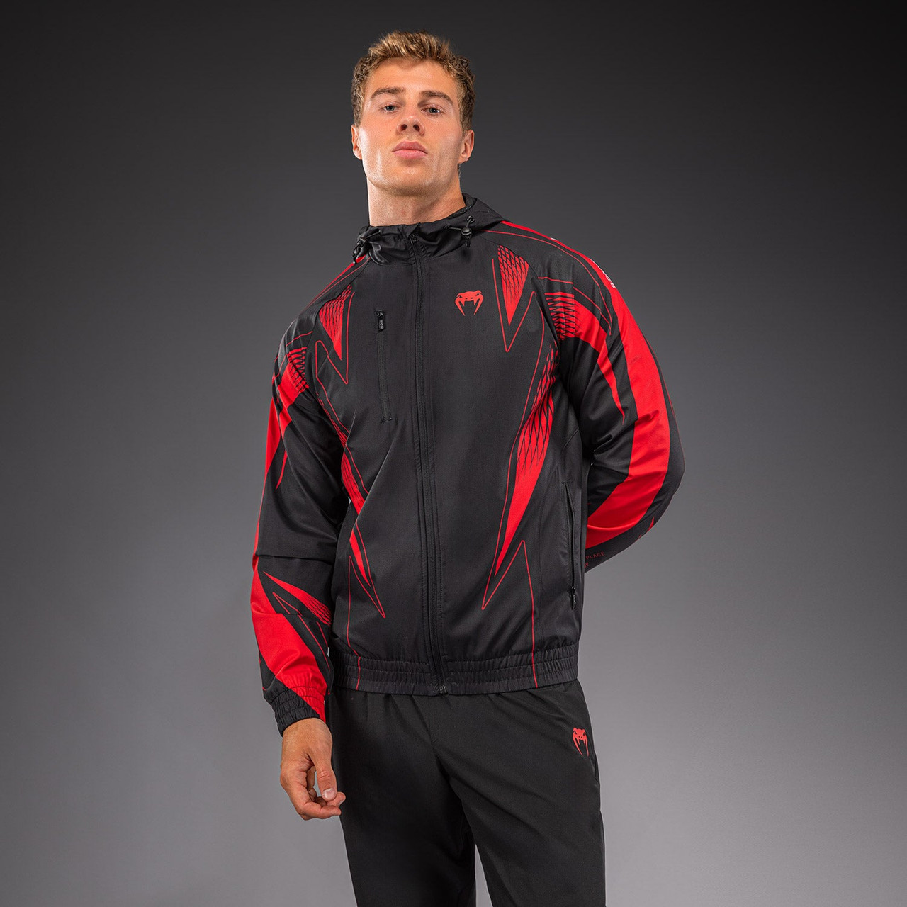 Venum Amazonia Reborn Track Jacket - Black/Red