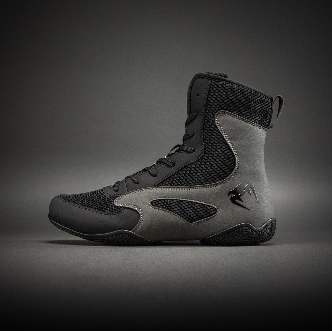 Venum Contender Boxing Shoes - Black/Grey