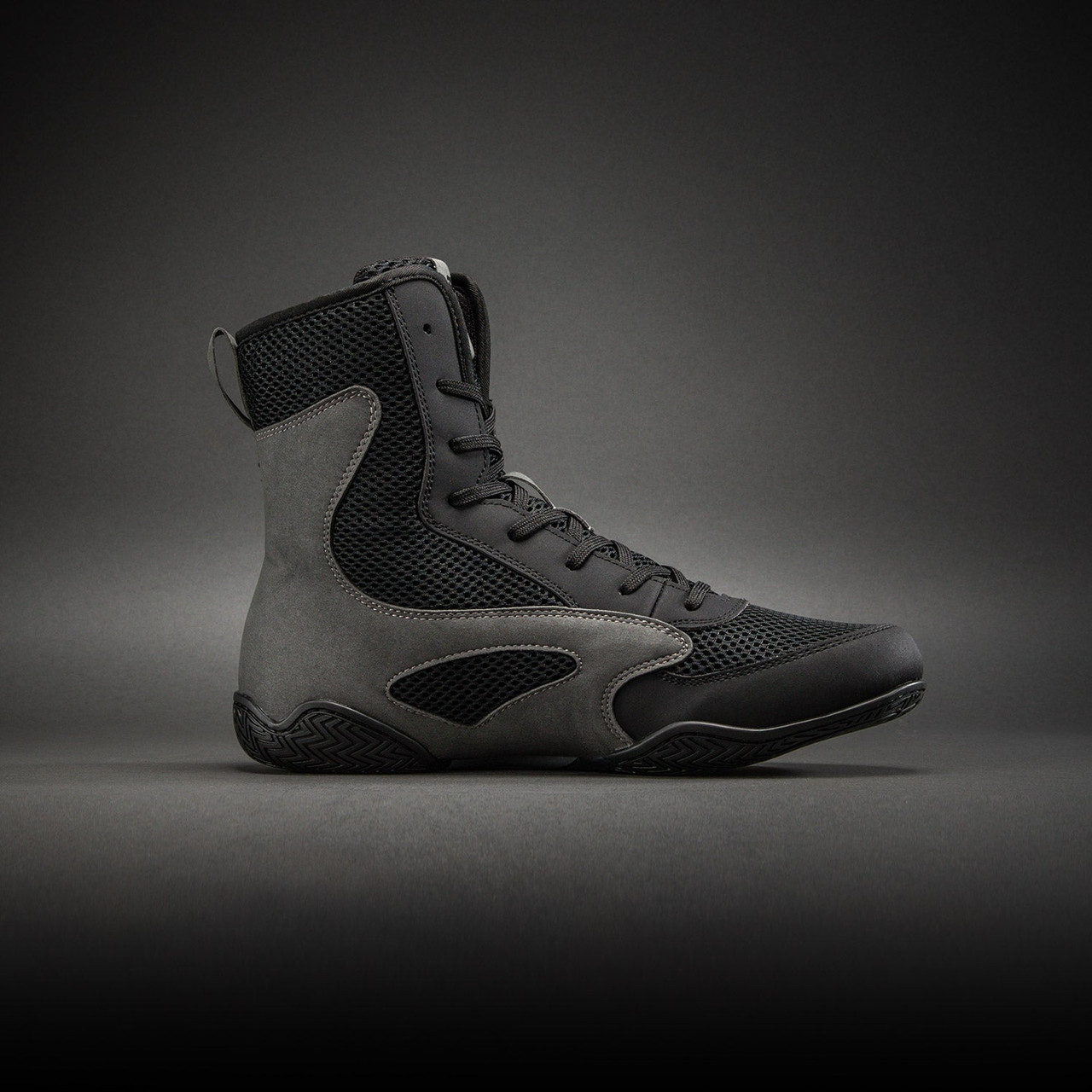 Venum Contender Boxing Shoes - Black/Grey