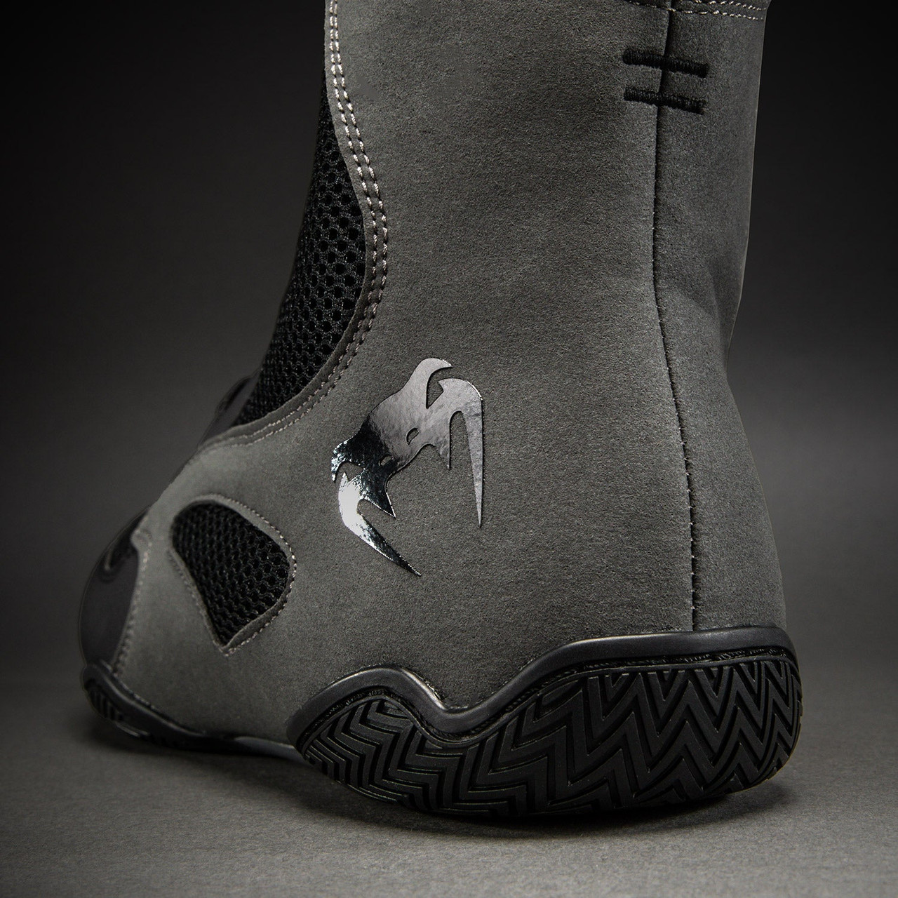 Venum Contender Boxing Shoes - Black/Grey