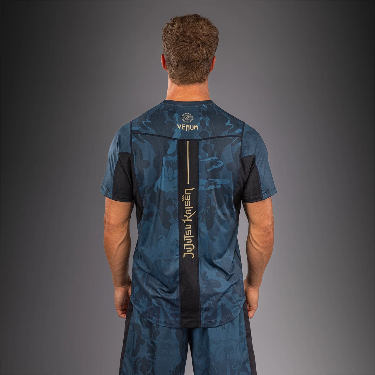 Jujutsu Kaisen x Venum Fushiguro Dry-Tech T-Shirt - Ocean Blue
