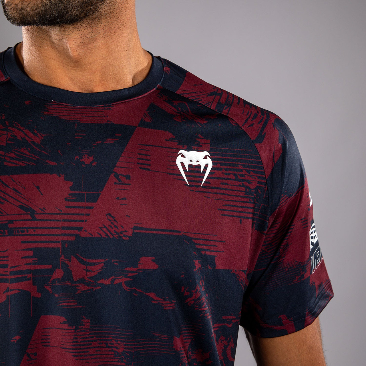 Men's UFC Zenith by Venum Burgundy Authentic Fight Week Performance Short Sleeve T-Shirt